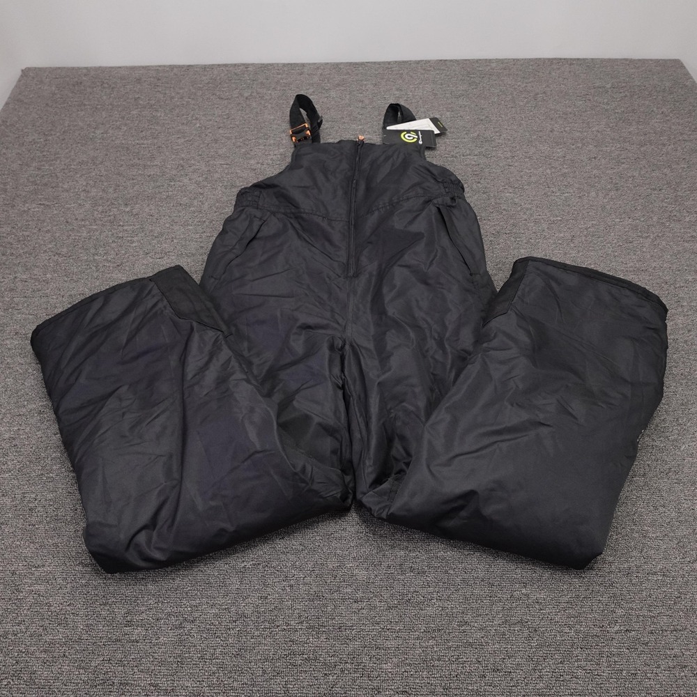 C9 Champion Ski Pants Boys XL Black Water Resistant Insulated Snow Bib Winter